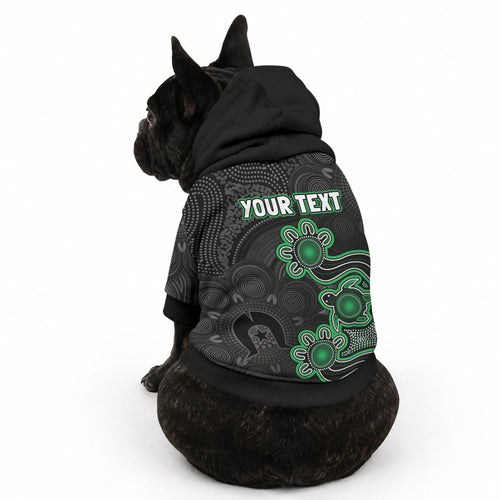 Personalised Melbourne Stars NAIDOC Week 2026 Pet Hoodie Sea Turtles Aboriginal Art