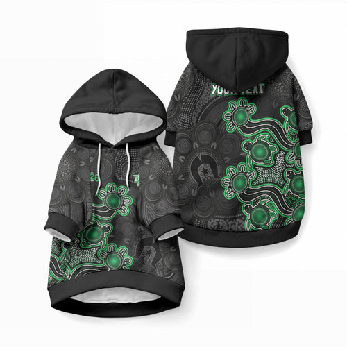 Personalised Melbourne Stars NAIDOC Week 2026 Pet Hoodie Sea Turtles Aboriginal Art