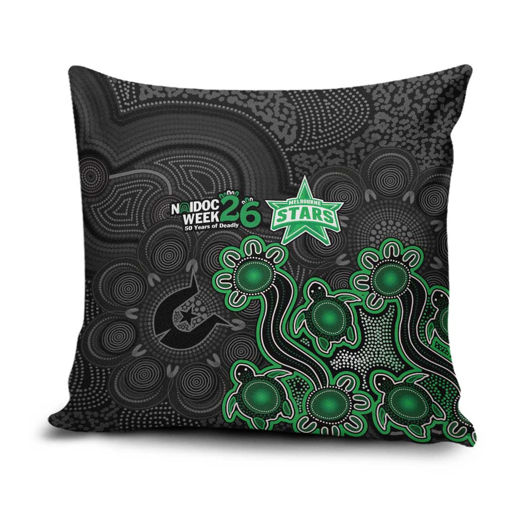 Melbourne Stars NAIDOC Week 2026 Pillow Cover Sea Turtles Aboriginal Art