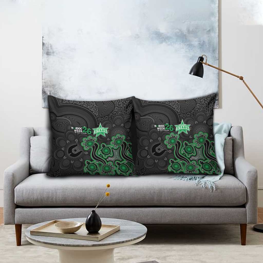 Melbourne Stars NAIDOC Week 2026 Pillow Cover Sea Turtles Aboriginal Art