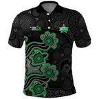 Personalised Melbourne Stars NAIDOC Week 2026 Polo Shirt Sea Turtles Aboriginal Art