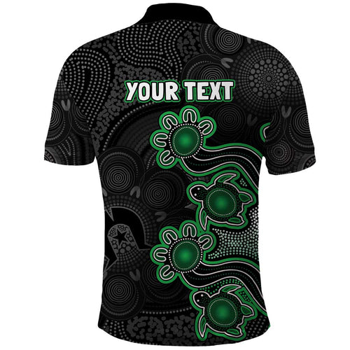 Personalised Melbourne Stars NAIDOC Week 2026 Polo Shirt Sea Turtles Aboriginal Art