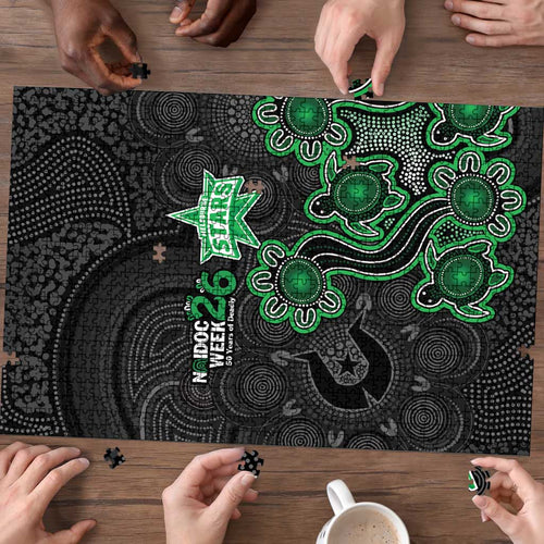 Melbourne Stars NAIDOC Week 2026 Puzzle Sea Turtles Aboriginal Art