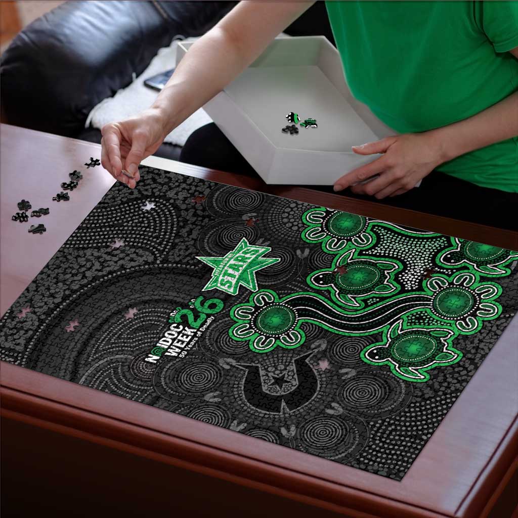 Melbourne Stars NAIDOC Week 2026 Puzzle Sea Turtles Aboriginal Art