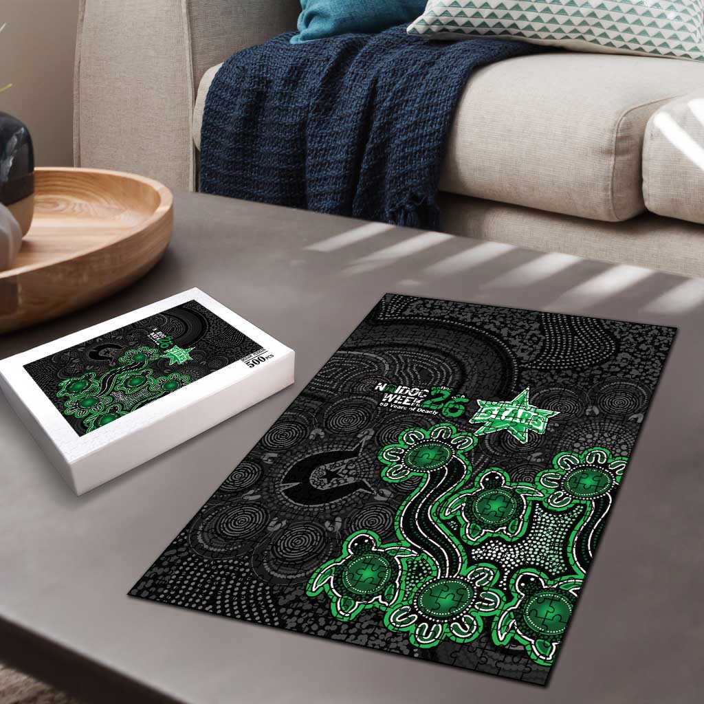 Melbourne Stars NAIDOC Week 2026 Puzzle Sea Turtles Aboriginal Art