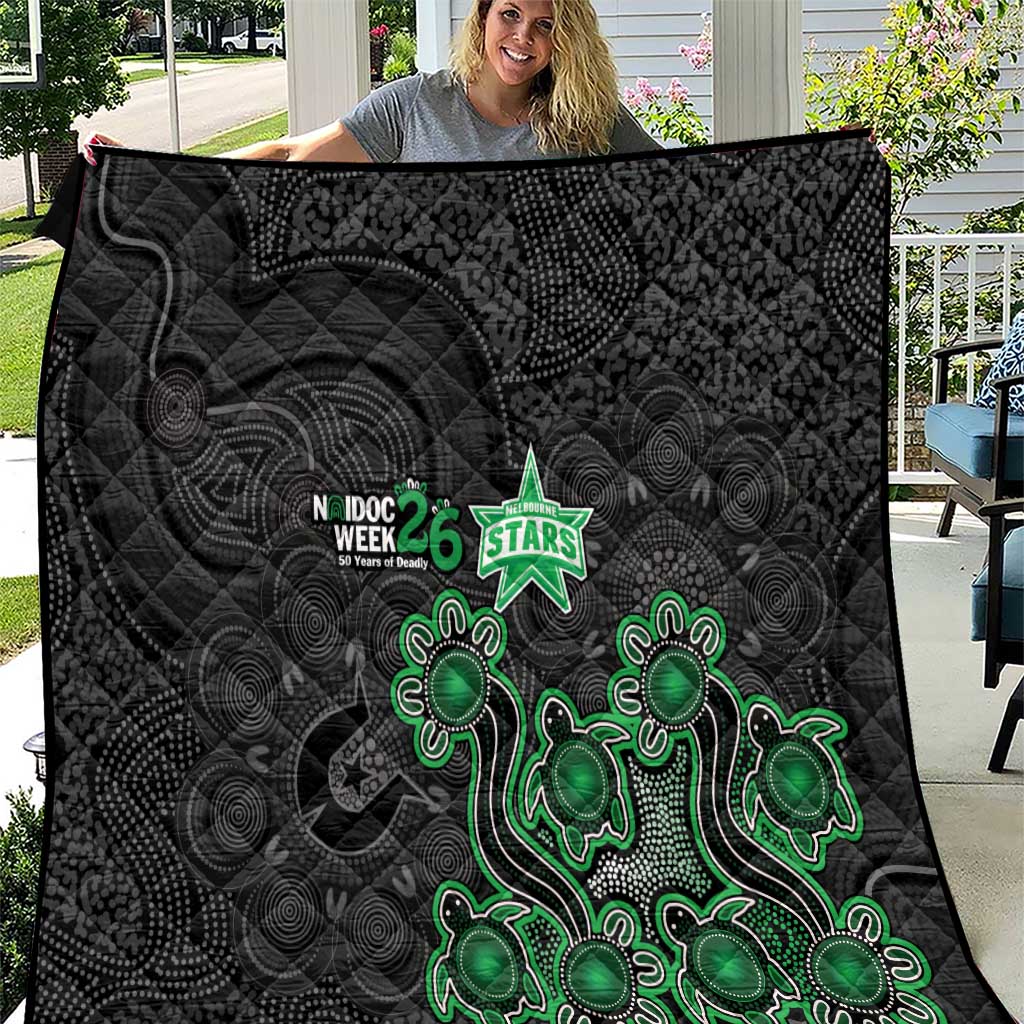 Melbourne Stars NAIDOC Week 2026 Quilt Sea Turtles Aboriginal Art