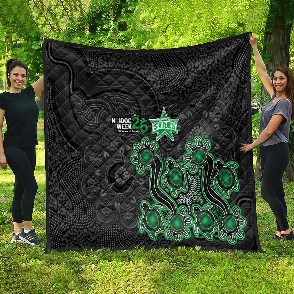 Melbourne Stars NAIDOC Week 2026 Quilt Sea Turtles Aboriginal Art