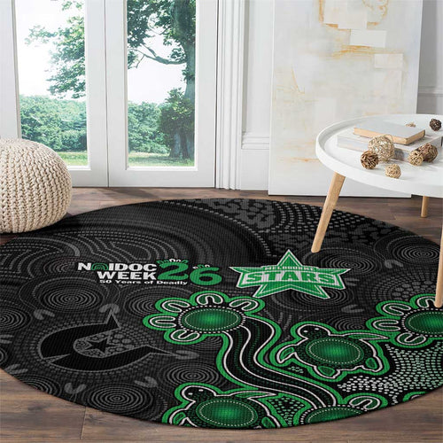 Melbourne Stars NAIDOC Week 2026 Round Carpet Sea Turtles Aboriginal Art