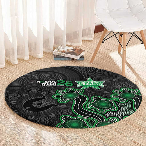 Melbourne Stars NAIDOC Week 2026 Round Carpet Sea Turtles Aboriginal Art