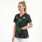 Personalised Melbourne Stars NAIDOC Week 2026 Scrub Top Sea Turtles Aboriginal Art