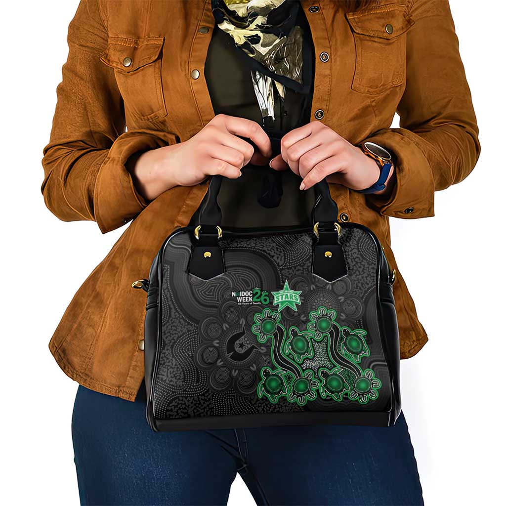 Melbourne Stars NAIDOC Week 2026 Shoulder Handbag Sea Turtles Aboriginal Art