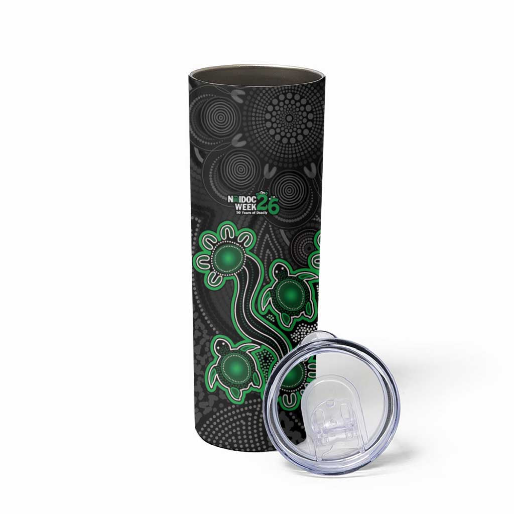 Personalised Melbourne Stars NAIDOC Week 2026 Skinny Tumbler Sea Turtles Aboriginal Art