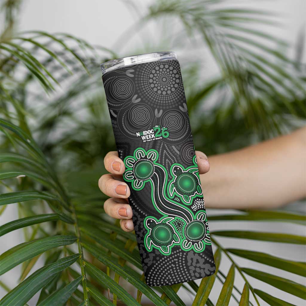 Personalised Melbourne Stars NAIDOC Week 2026 Skinny Tumbler Sea Turtles Aboriginal Art