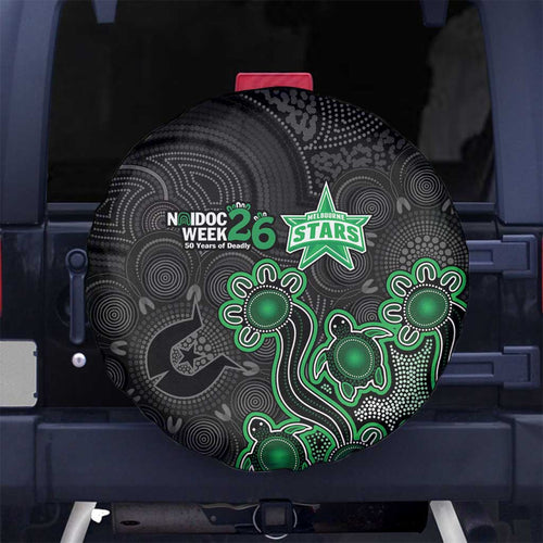 Melbourne Stars NAIDOC Week 2026 Spare Tire Cover Sea Turtles Aboriginal Art