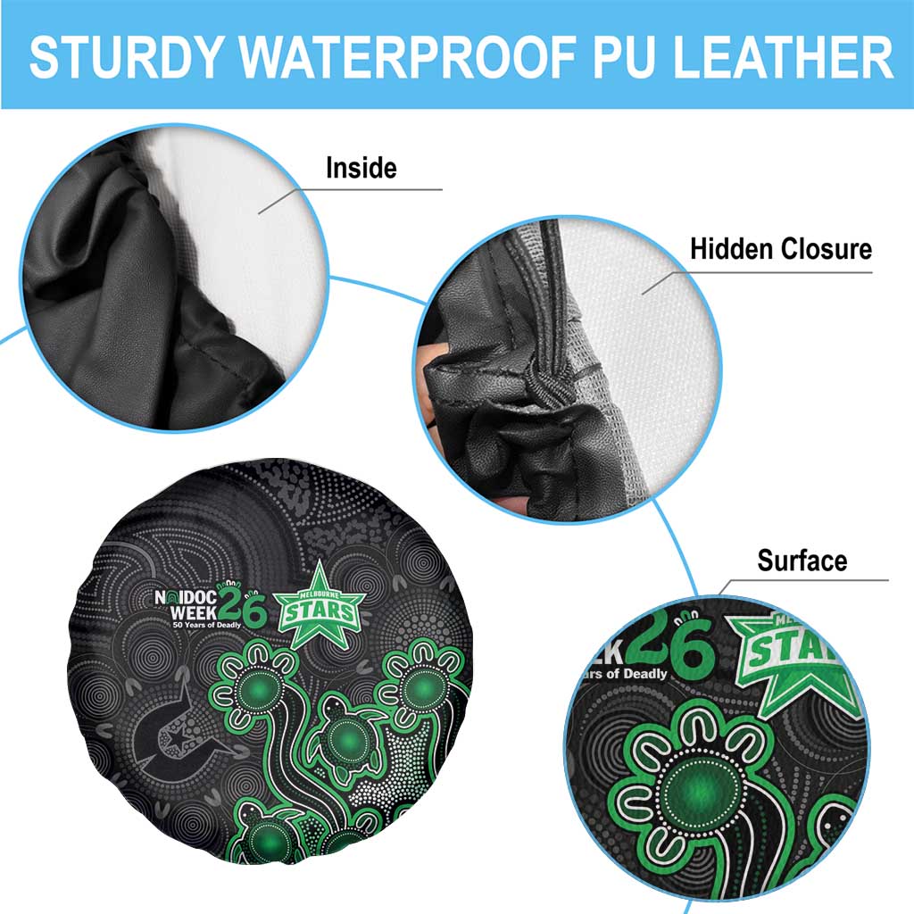 Melbourne Stars NAIDOC Week 2026 Spare Tire Cover Sea Turtles Aboriginal Art