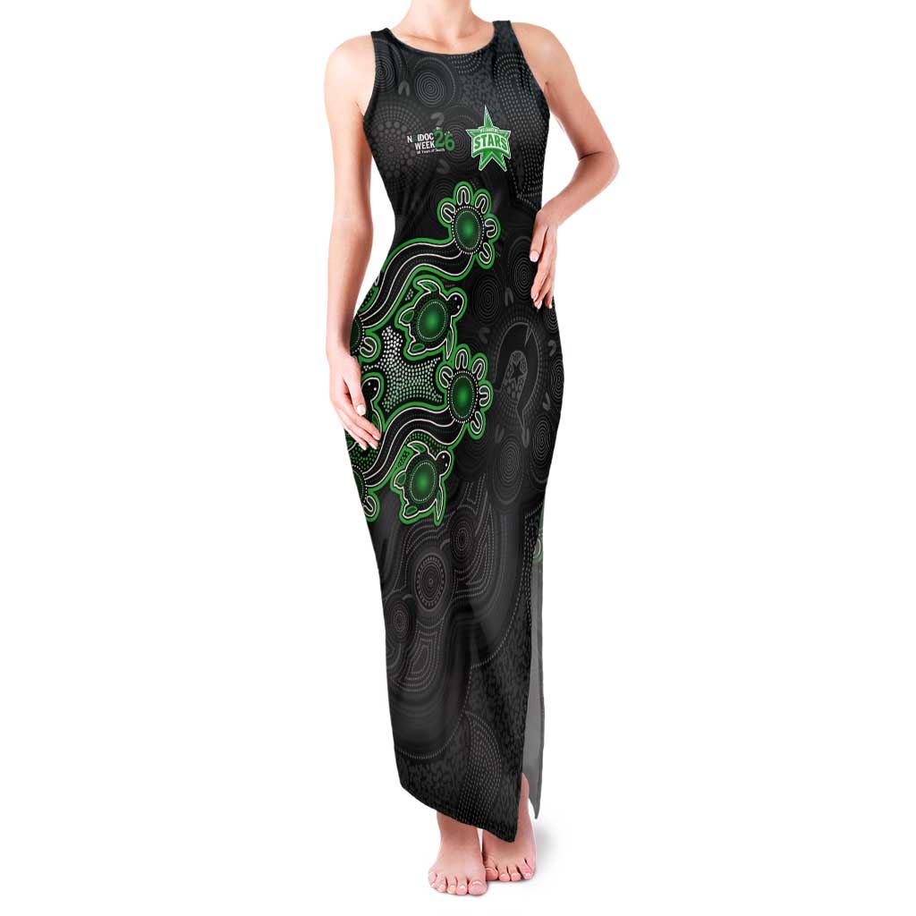 Personalised Melbourne Stars NAIDOC Week 2026 Tank Maxi Dress Sea Turtles Aboriginal Art