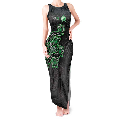 Personalised Melbourne Stars NAIDOC Week 2026 Tank Maxi Dress Sea Turtles Aboriginal Art