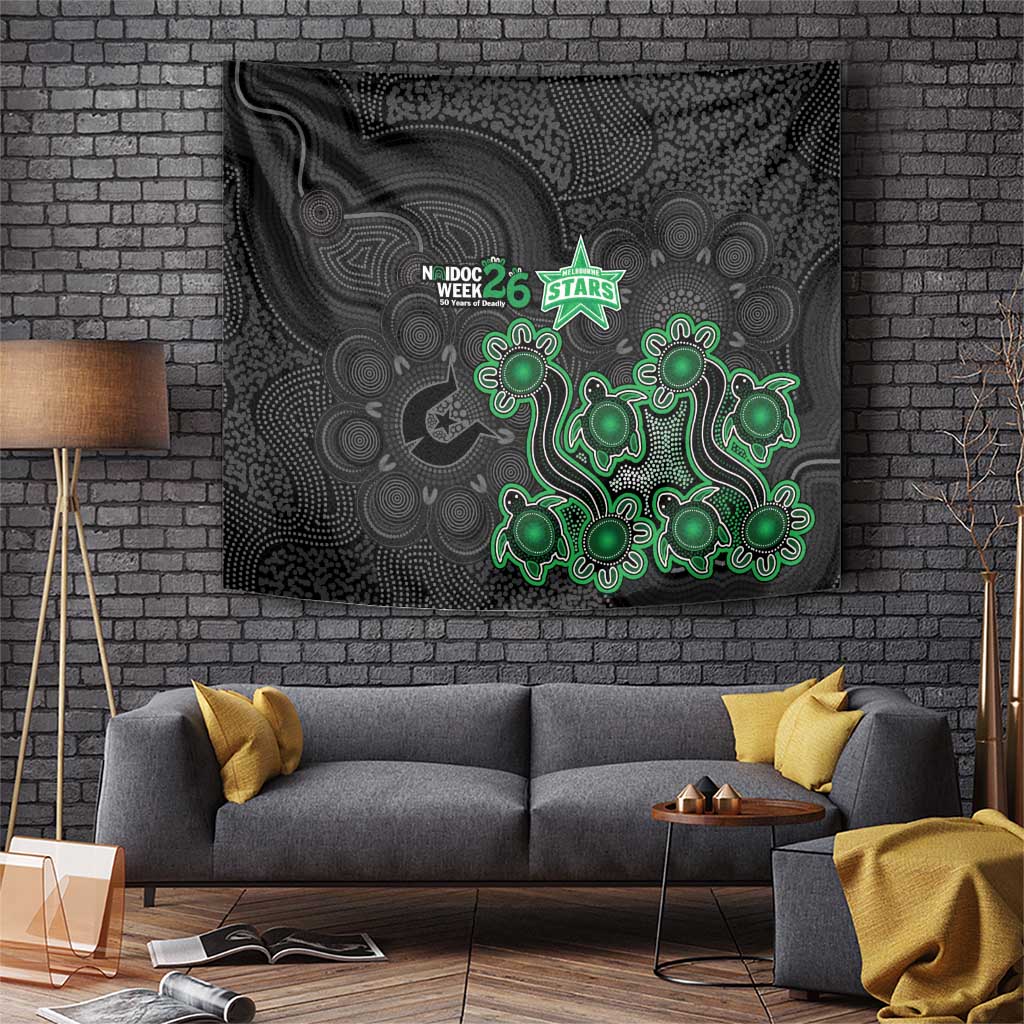 Melbourne Stars NAIDOC Week 2026 Tapestry Sea Turtles Aboriginal Art