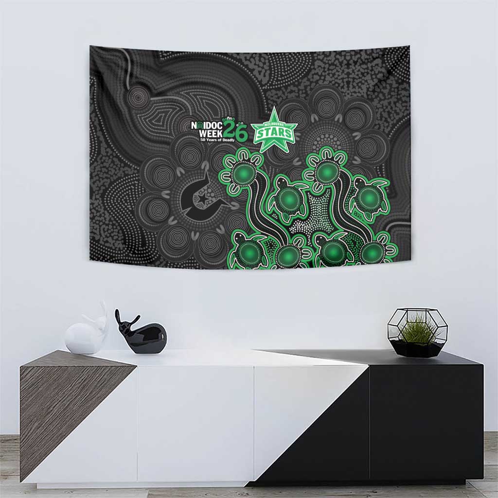 Melbourne Stars NAIDOC Week 2026 Tapestry Sea Turtles Aboriginal Art