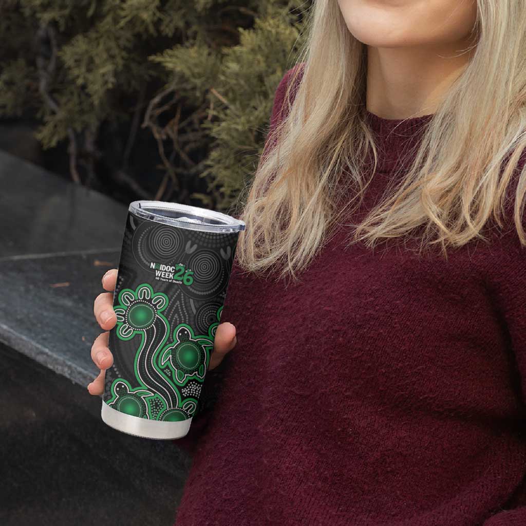 Personalised Melbourne Stars NAIDOC Week 2026 Tumbler Cup Sea Turtles Aboriginal Art