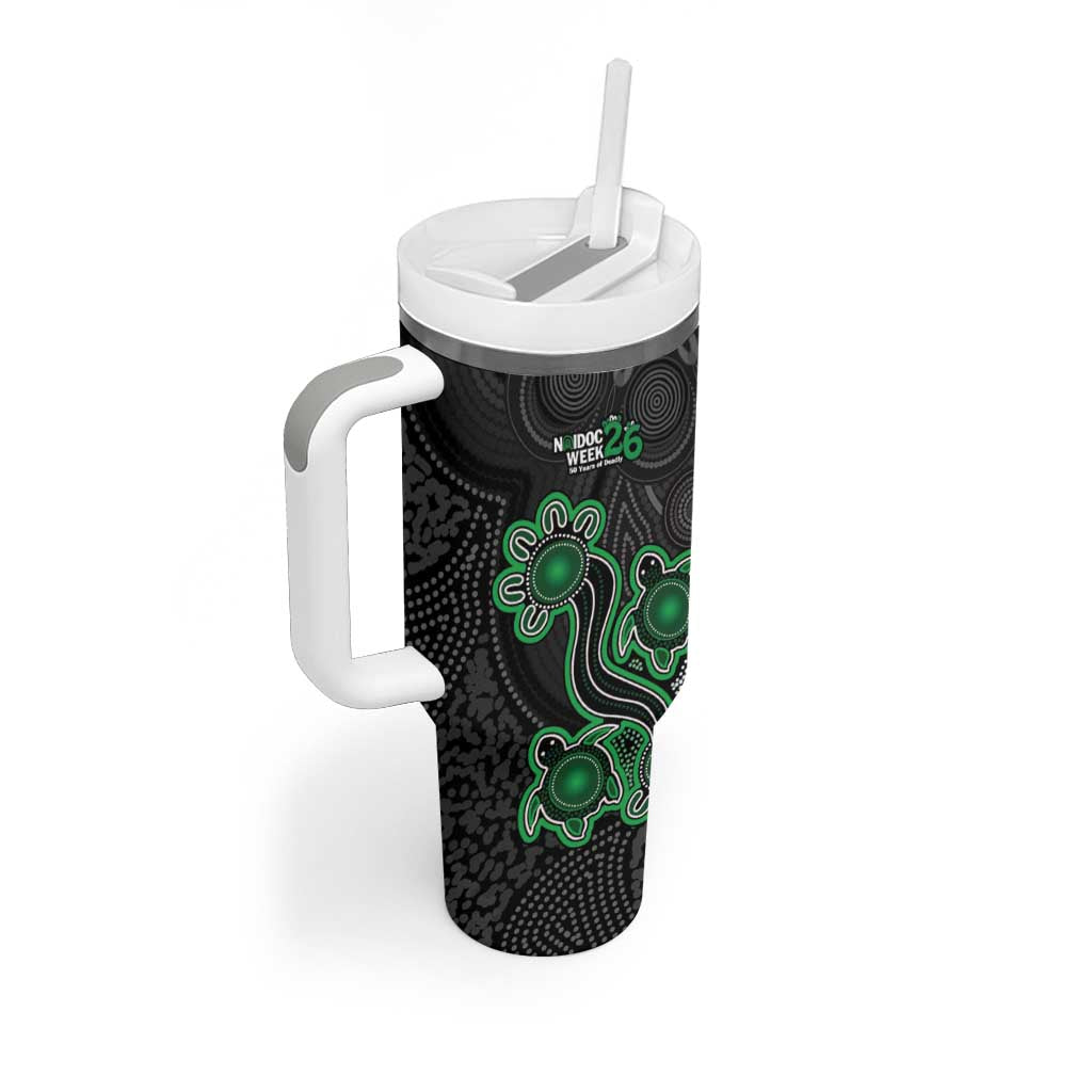 Personalised Melbourne Stars NAIDOC Week 2026 Tumbler With Handle Sea Turtles Aboriginal Art