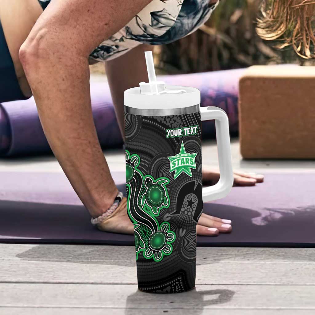 Personalised Melbourne Stars NAIDOC Week 2026 Tumbler With Handle Sea Turtles Aboriginal Art
