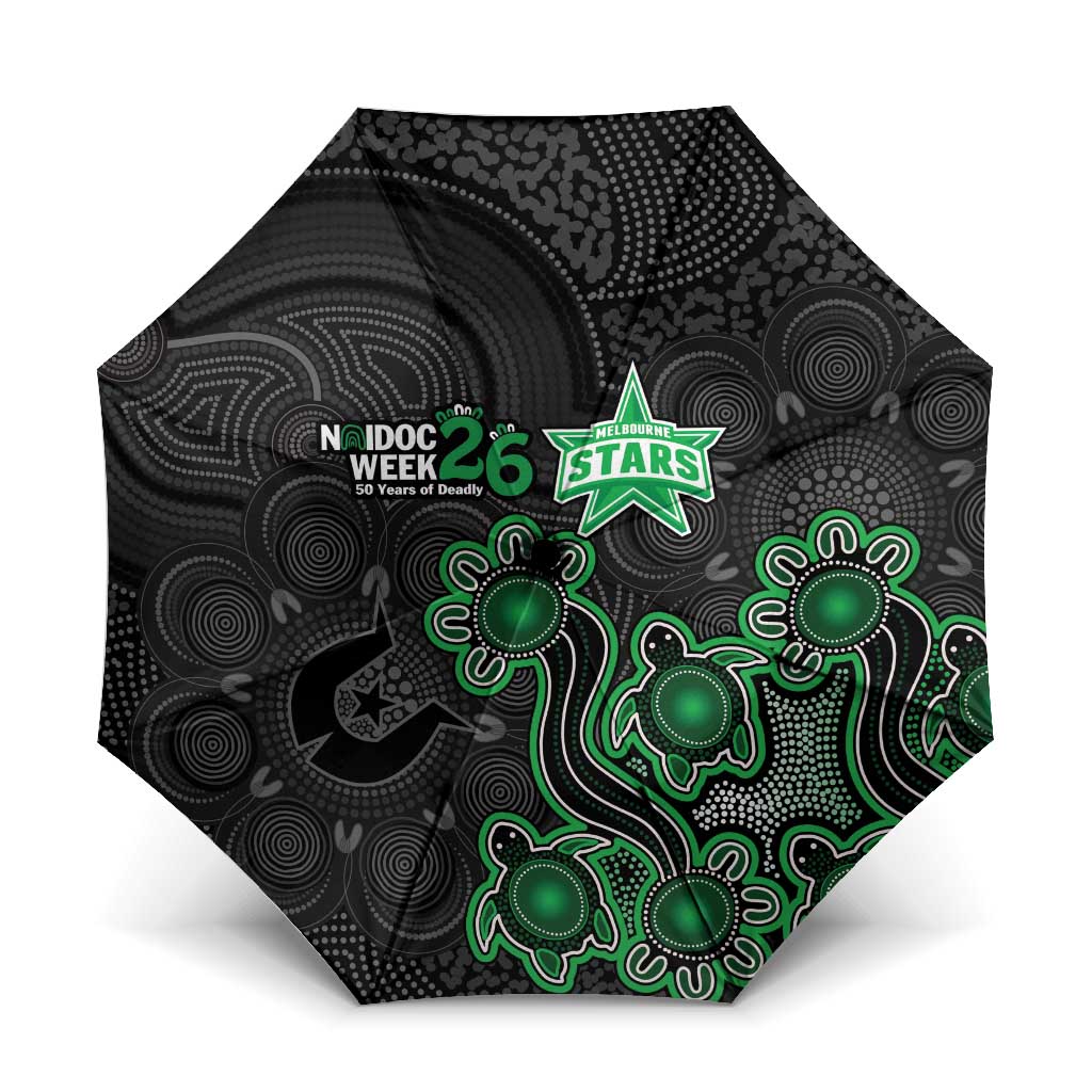 Melbourne Stars NAIDOC Week 2026 Umbrella Sea Turtles Aboriginal Art