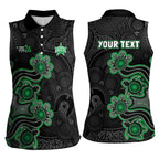 Personalised Melbourne Stars NAIDOC Week 2026 Women Sleeveless Polo Shirt Sea Turtles Aboriginal Art
