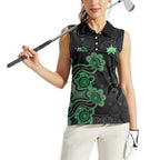 Personalised Melbourne Stars NAIDOC Week 2026 Women Sleeveless Polo Shirt Sea Turtles Aboriginal Art