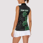 Personalised Melbourne Stars NAIDOC Week 2026 Women Sleeveless Polo Shirt Sea Turtles Aboriginal Art