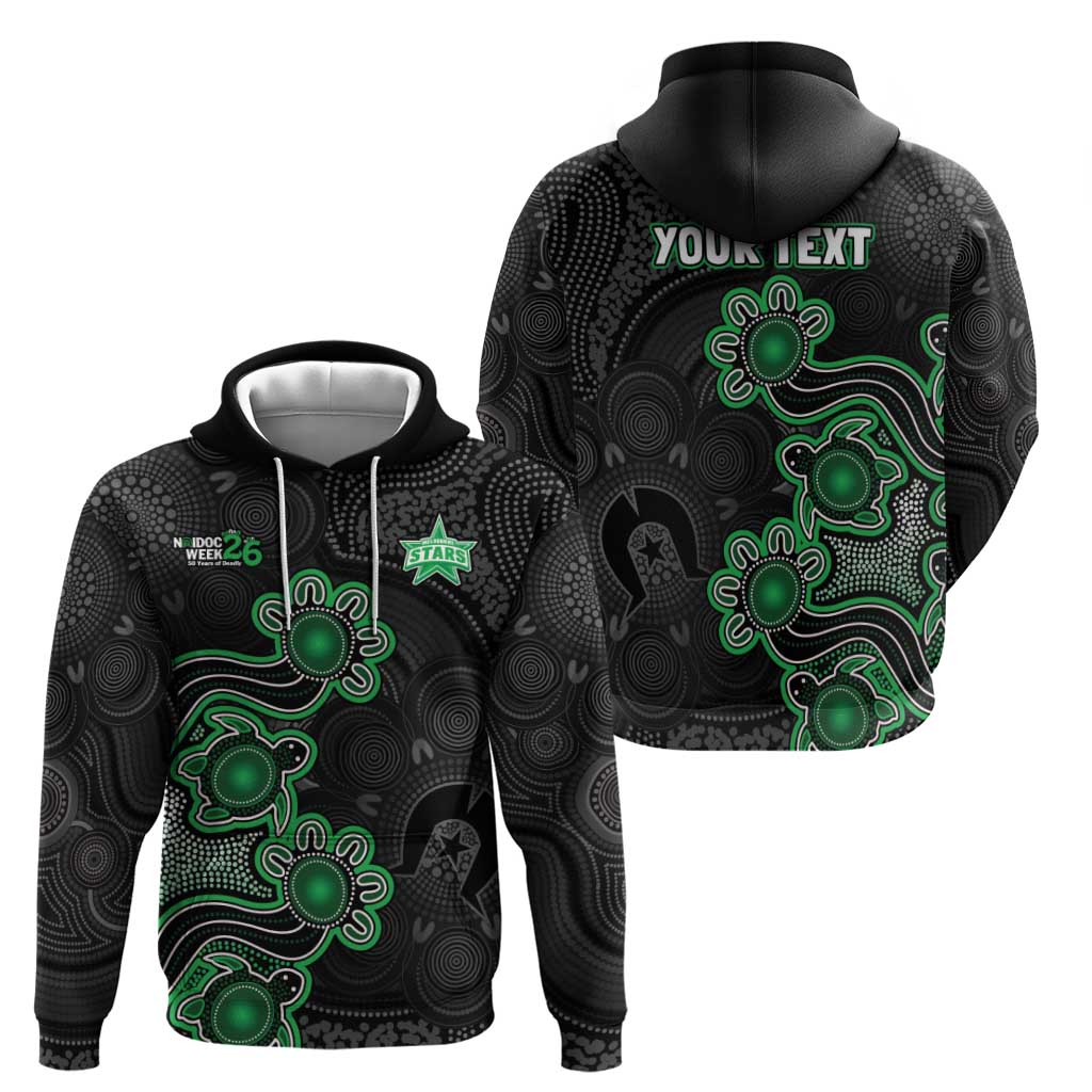 Personalised Melbourne Stars NAIDOC Week 2026 Zip Hoodie Sea Turtles Aboriginal Art