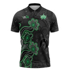 Personalised Melbourne Stars NAIDOC Week 2026 Zipper Polo Shirt Sea Turtles Aboriginal Art