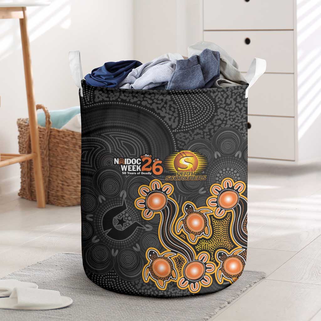 Perth Scorchers NAIDOC Week 2026 Laundry Basket Sea Turtles Aboriginal Art