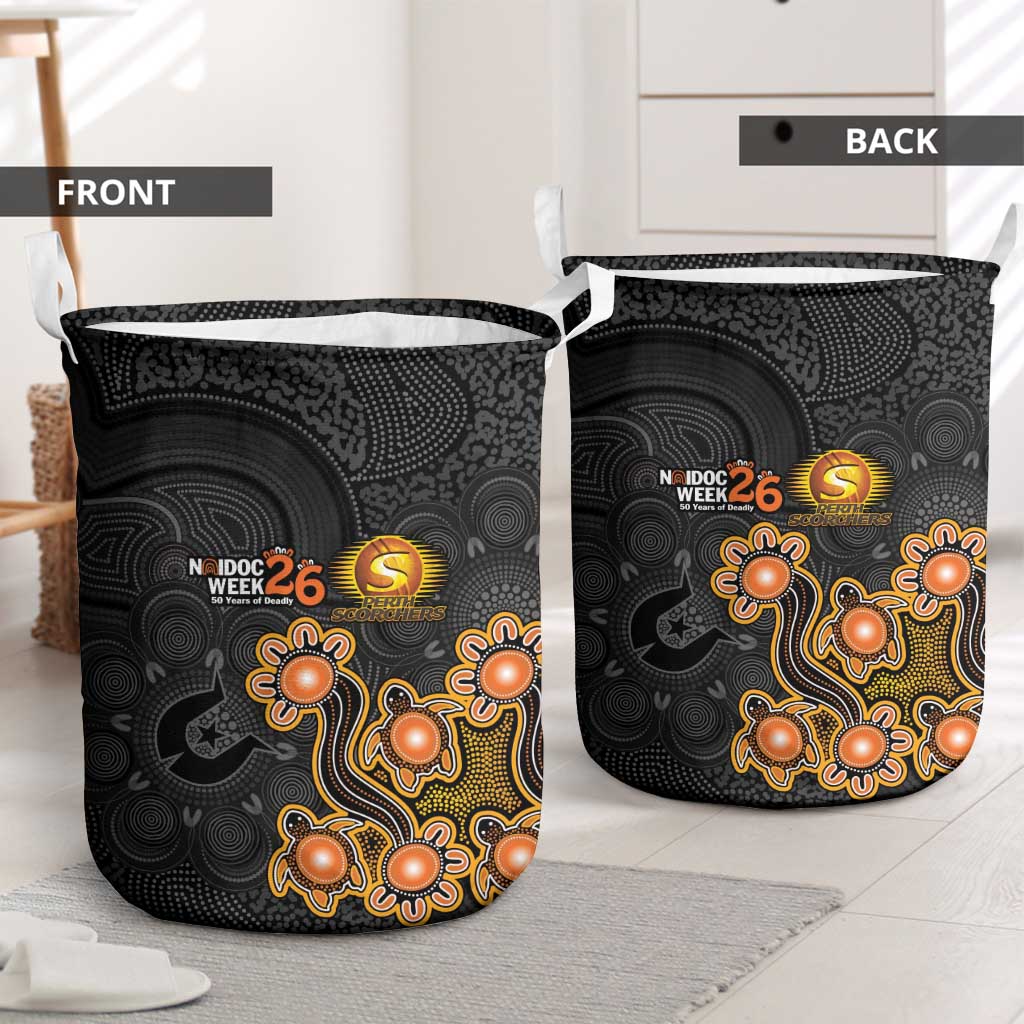 Perth Scorchers NAIDOC Week 2026 Laundry Basket Sea Turtles Aboriginal Art