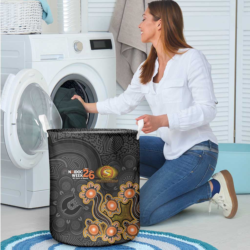 Perth Scorchers NAIDOC Week 2026 Laundry Basket Sea Turtles Aboriginal Art