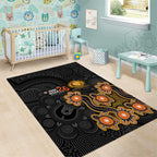Perth Scorchers NAIDOC Week 2026 Area Rug Sea Turtles Aboriginal Art