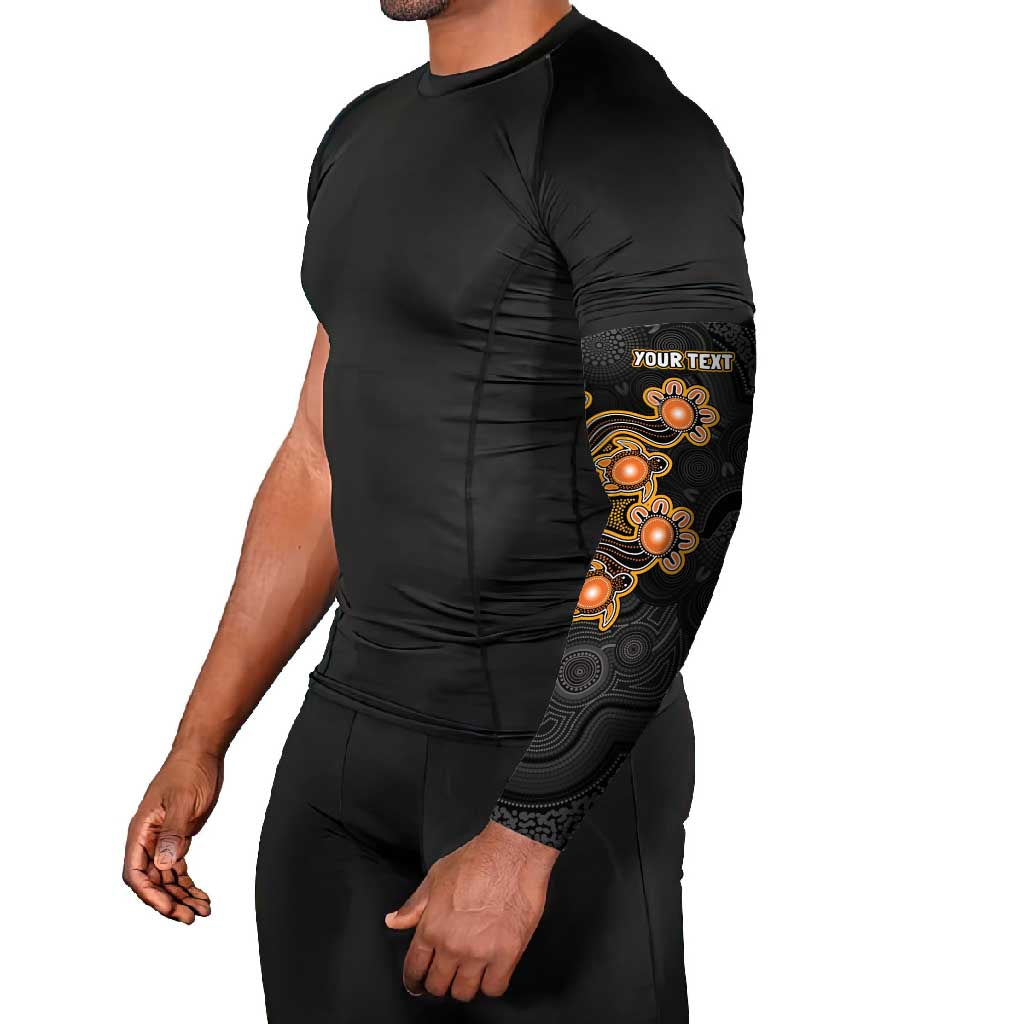 Personalised Perth Scorchers NAIDOC Week 2026 Arm Sleeves Sea Turtles Aboriginal Art