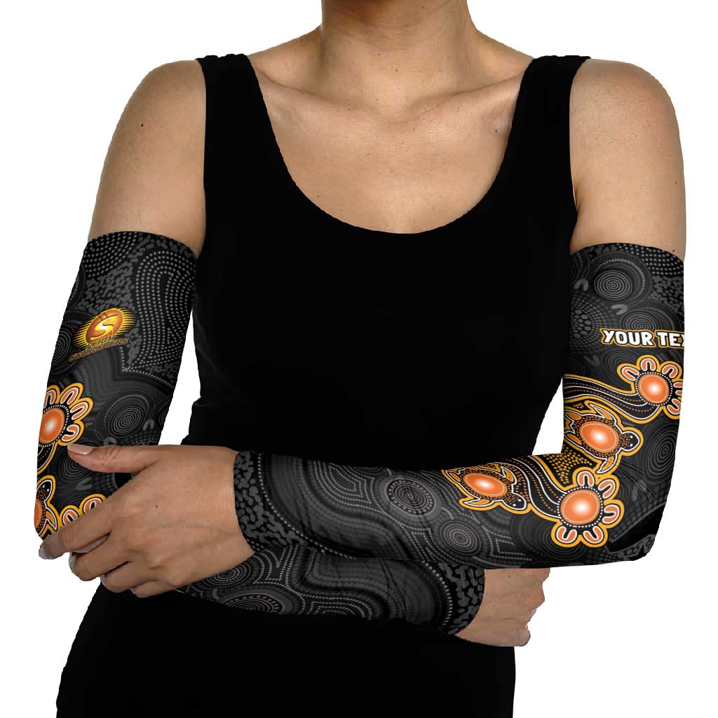 Personalised Perth Scorchers NAIDOC Week 2026 Arm Sleeves Sea Turtles Aboriginal Art