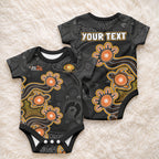 Personalised Perth Scorchers NAIDOC Week 2026 Baby Onesie Sea Turtles Aboriginal Art