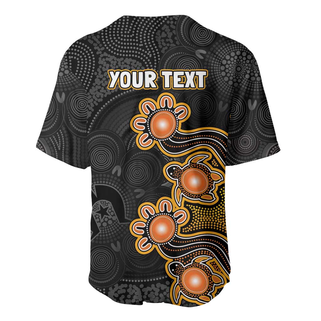Personalised Perth Scorchers NAIDOC Week 2026 Baseball Jersey Sea Turtles Aboriginal Art