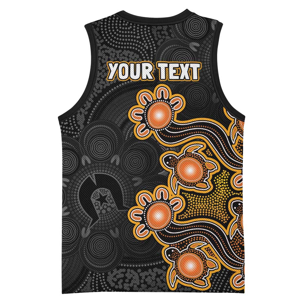 Personalised Perth Scorchers NAIDOC Week 2026 Basketball Jersey Sea Turtles Aboriginal Art