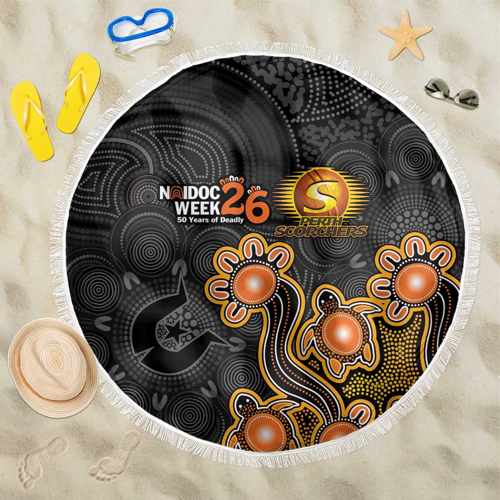 Perth Scorchers NAIDOC Week 2026 Beach Blanket Sea Turtles Aboriginal Art