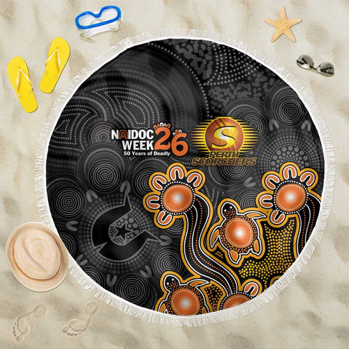 Perth Scorchers NAIDOC Week 2026 Beach Blanket Sea Turtles Aboriginal Art