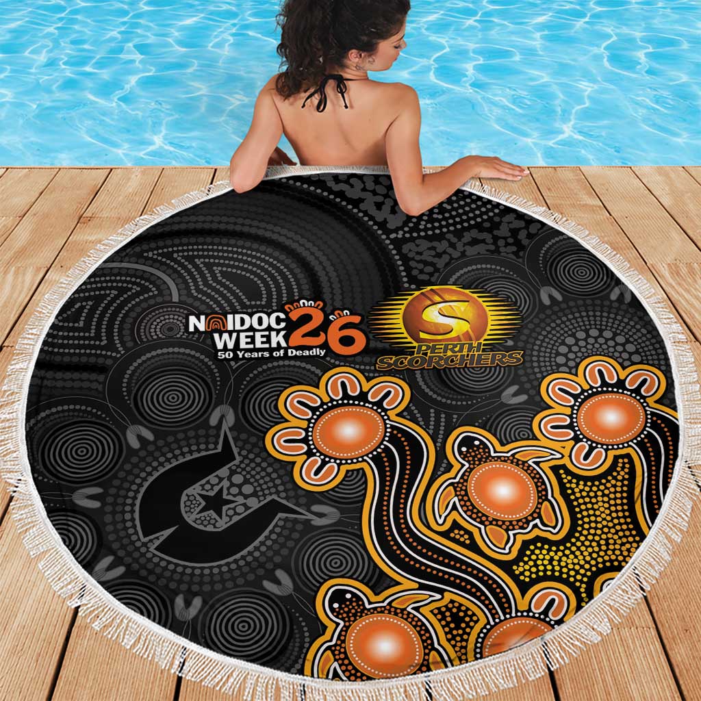 Perth Scorchers NAIDOC Week 2026 Beach Blanket Sea Turtles Aboriginal Art