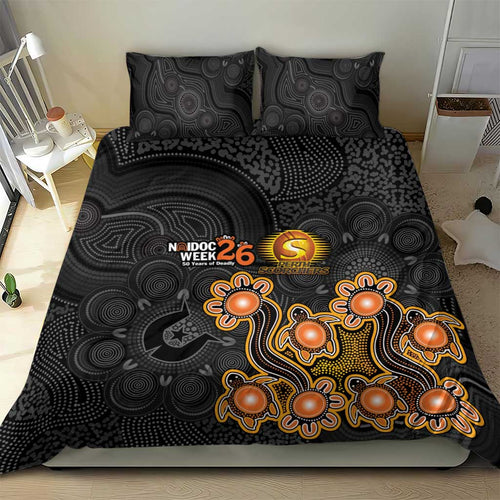 Perth Scorchers NAIDOC Week 2026 Bedding Set Sea Turtles Aboriginal Art