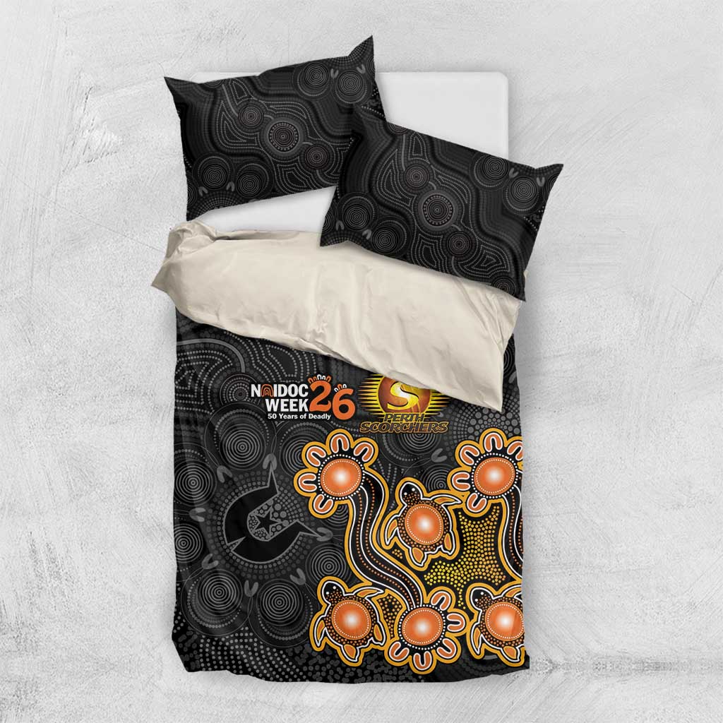 Perth Scorchers NAIDOC Week 2026 Bedding Set Sea Turtles Aboriginal Art