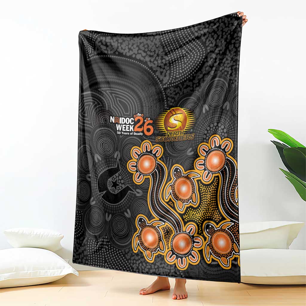 Perth Scorchers NAIDOC Week 2026 Blanket Sea Turtles Aboriginal Art