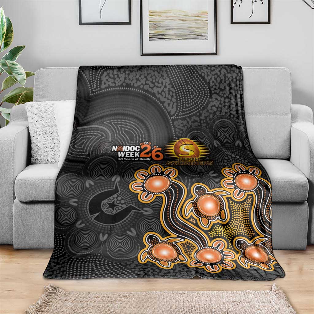 Perth Scorchers NAIDOC Week 2026 Blanket Sea Turtles Aboriginal Art