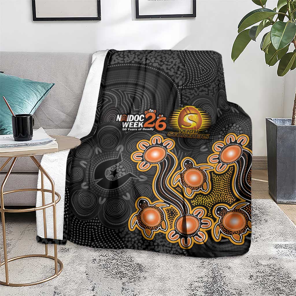 Perth Scorchers NAIDOC Week 2026 Blanket Sea Turtles Aboriginal Art