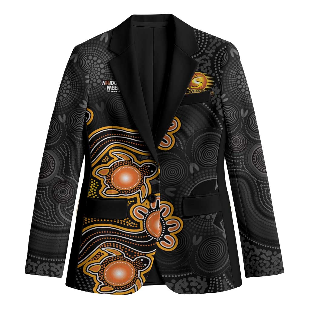 Personalised Perth Scorchers NAIDOC Week 2026 Blazer Sea Turtles Aboriginal Art